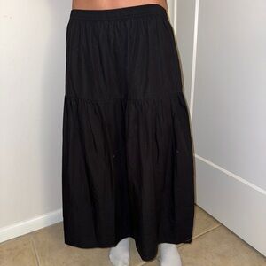 Little Moon Black Maxi Skirt